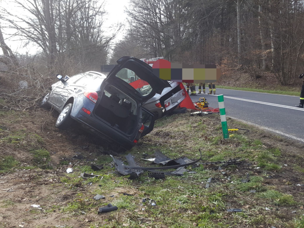 Wypadek pod Szczecinkiem