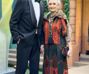 Izabella Mensah z partnerem