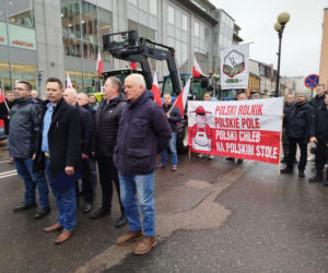 Rolnicy z regionu Siedleckiego protestowali w Siedlcach