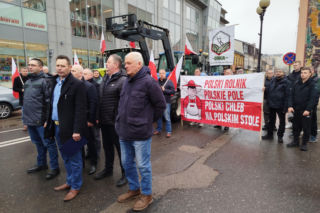 Rolnicy z regionu Siedleckiego protestowali w Siedlcach