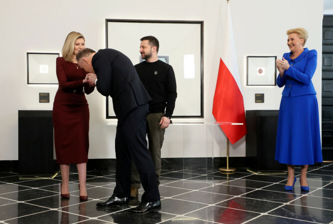 Ołena Zełenska w Polsce