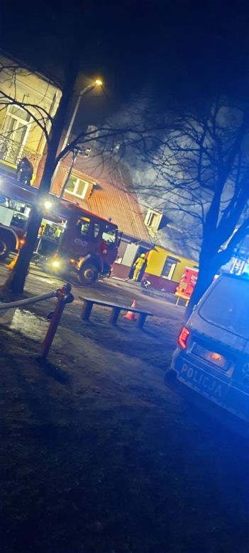 Tragiczny finał pożaru w Kole. Strażacy znaleźli zwęglone ciała