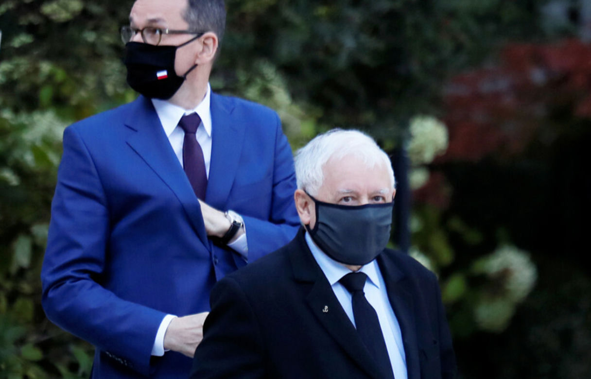 Jarosław Kaczyński i Mateusz Morawiecki