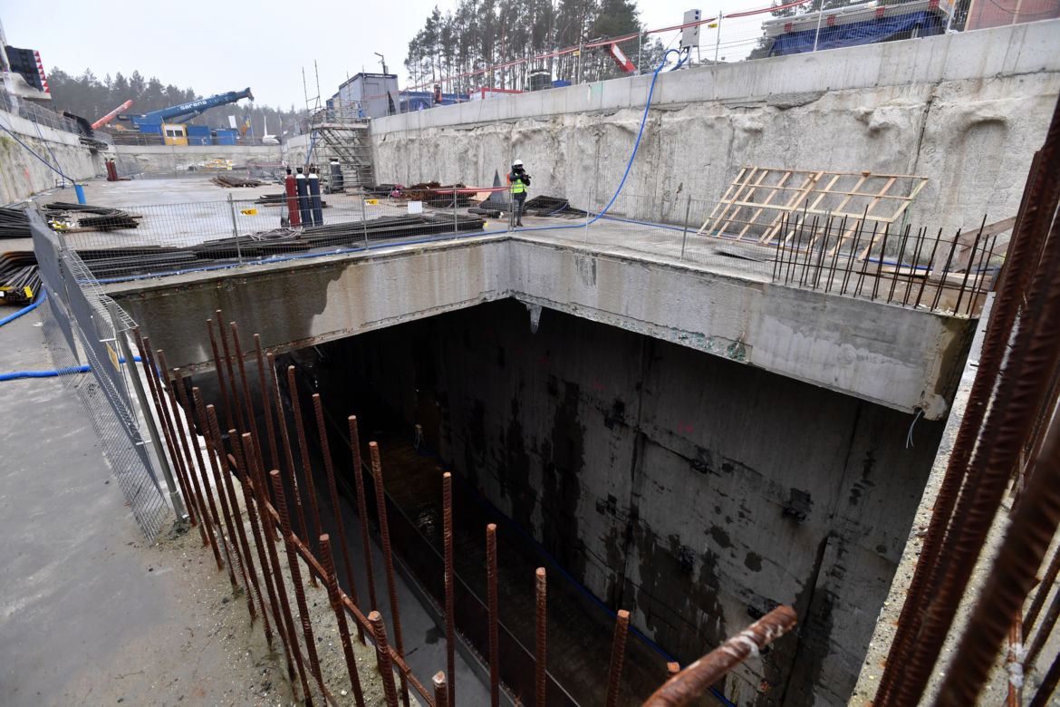 Świnoujście:Budowa tunelu 