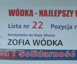 Śmieszne plakaty wyborcze