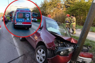 Groźny wypadek na DK 55 pod Malborkiem. Na miejscu trwała reanimacja [ZDJĘCIA]