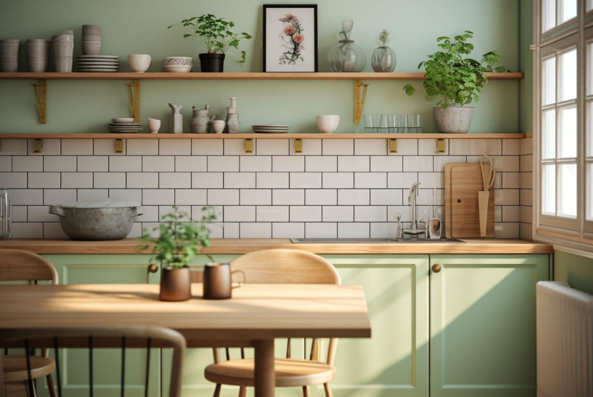 Kuchnia w stylu scandi boho