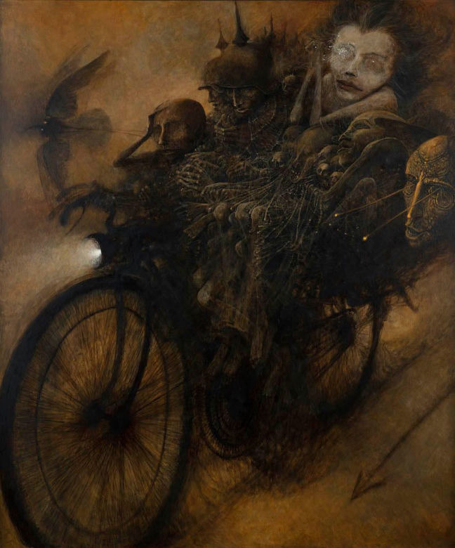 Beksiński w Warszawie. Prawdziwą perełka prosto z prywatnej kolekcji