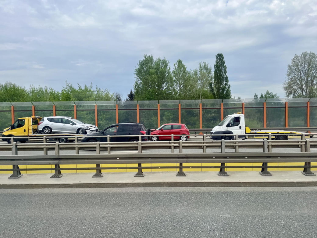 Warszawa sparaliżowana! Karambol po potrąceniu dzika. Kosmiczny korek aż do Marsa