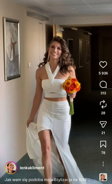 Lenka i Jan Klimentowie 10 lat po slubie