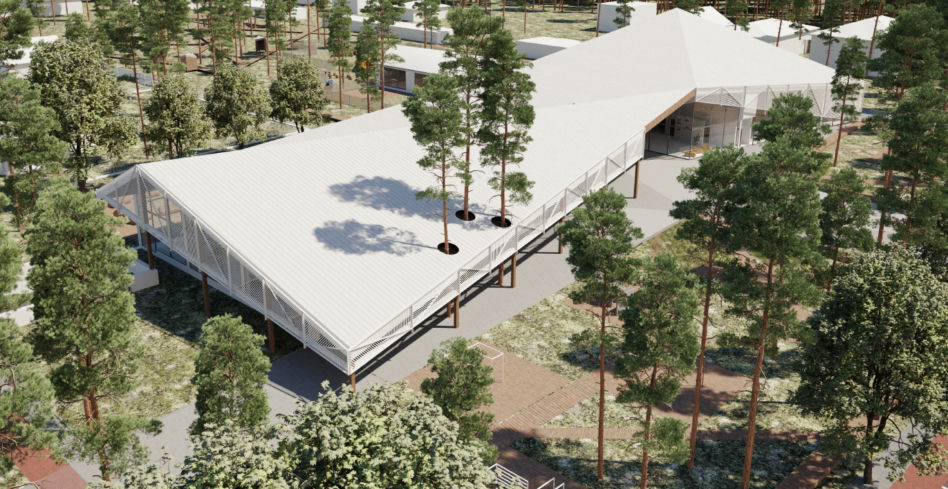 Wyniki konkursu na projekt biblioteki i przedszkola w Józefowie