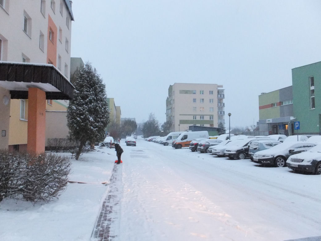 Zima na ulicach Białegostoku 7.12.2018