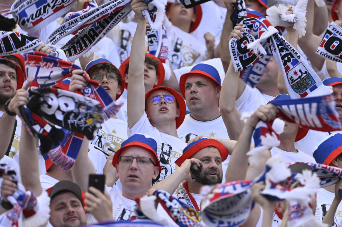 Kibice na finale Pucharu Polski: Górnik - Raków