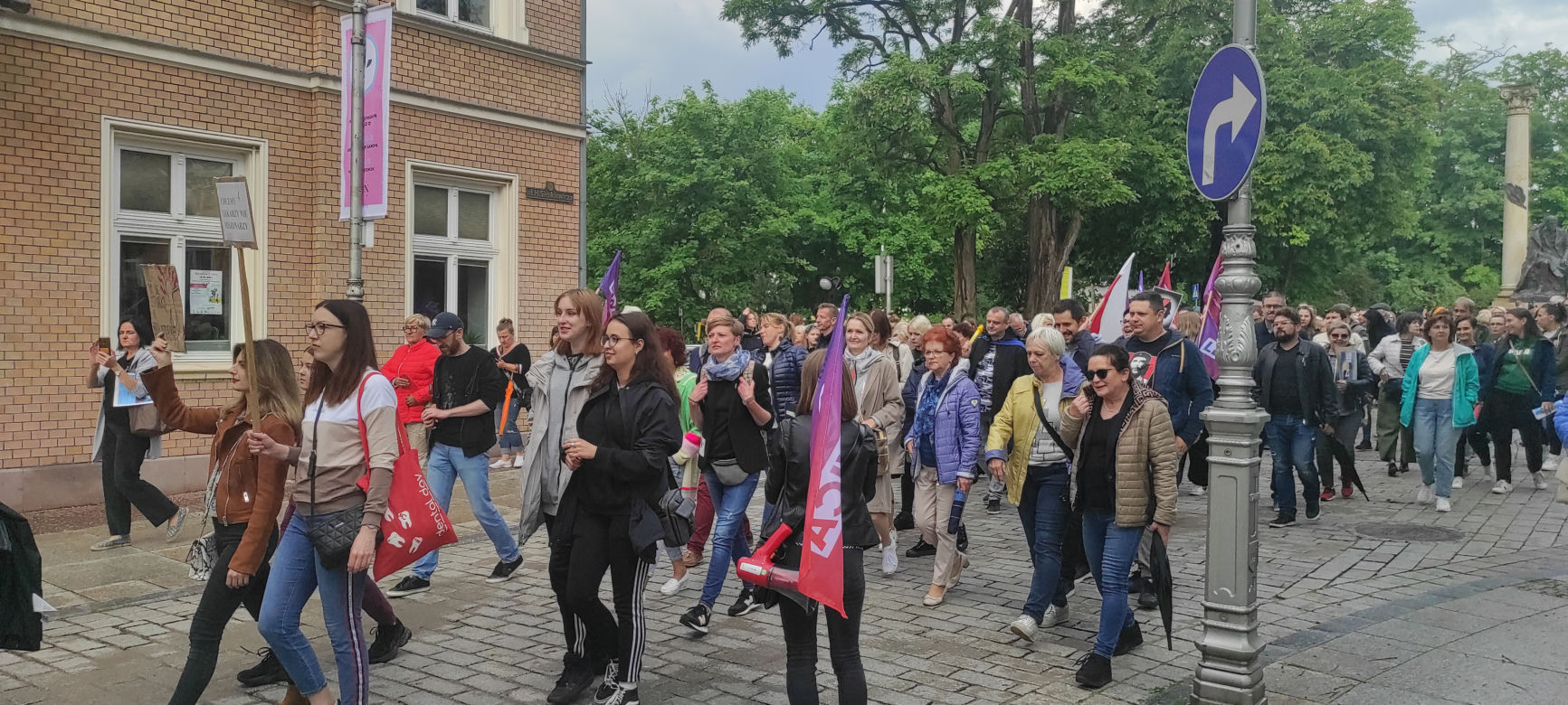 Protest kobiet "Ani jednej więcej!" w Kielcach (14 czerwca 2023)