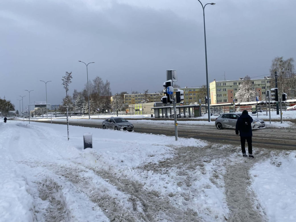 Zima w Olsztynie - 31 grudnia 2025