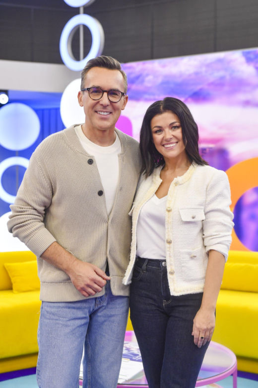 Katarzyna Cichopek i Maciej Kurzajewski w "Halo, tu Polsat"