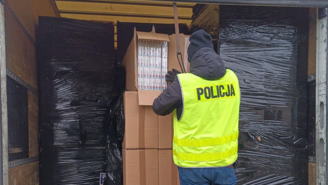 Policjanci z woj. lubelskiego zabezpieczyli blisko 5 mln szt. papierosów