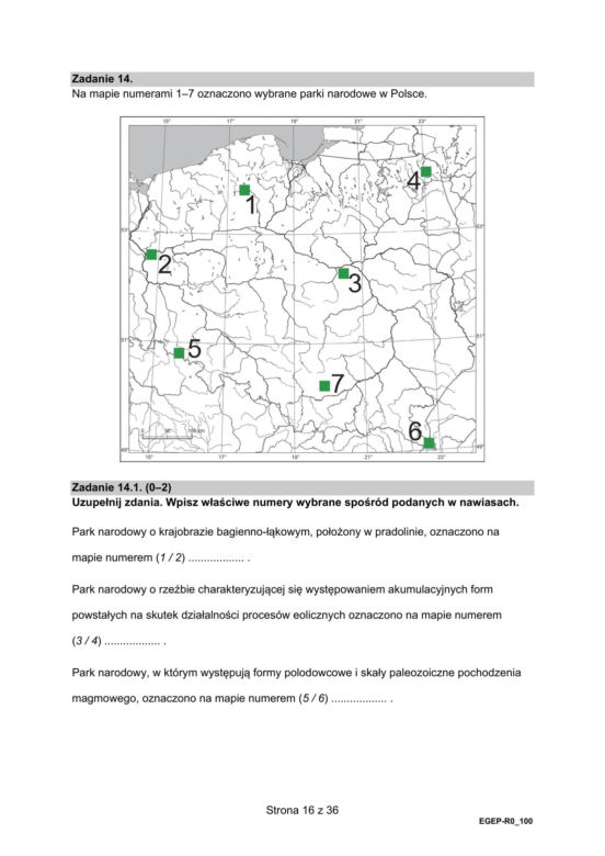 Matura 2024: geografia rozszerzona. ARKUSZ FORMUŁA 2015