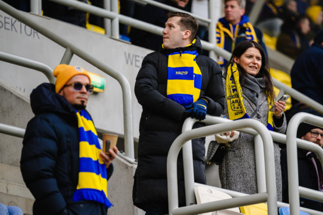 Arka Gdynia - GKS Katowice: Zdjęcia kibiców z meczu 22. kolejki PKO BP Ekstraklasy