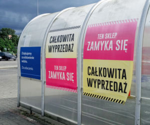 Ostatnie chwile działalności hipermarketu Tesco w Szczecinie