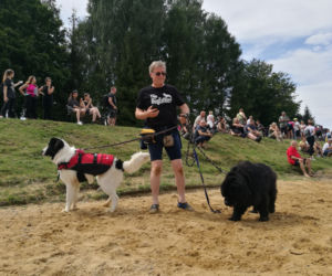 I Festiwal Psów Ratowniczych na plaży miejskiej w Żywcu
