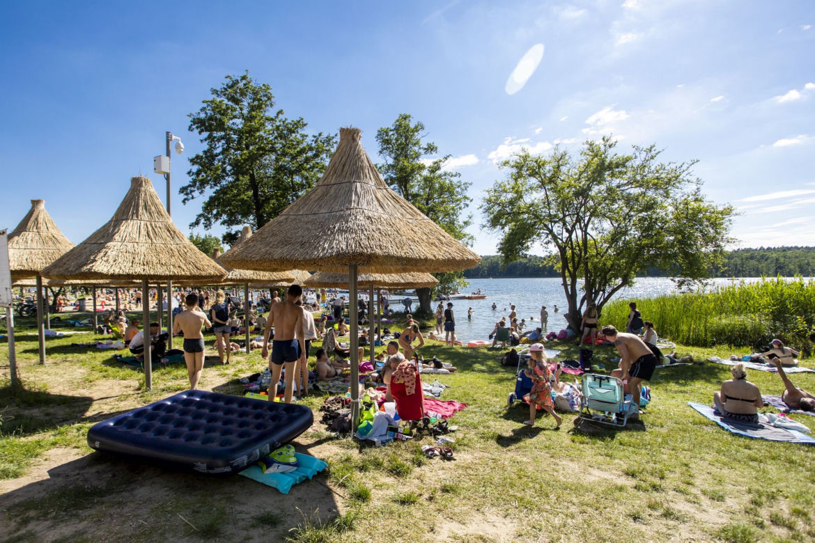 Jezioro Strzeszyńskie plaża Malibu