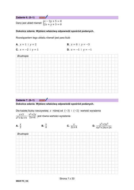 Matura próbna 2024: matematyka. Arkusze CKE i odpowiedzi. Poziom podstawowy [Formuła 2023]