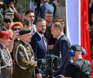 Żona Kosiniaka-Kamysza została matką chrzestną F-35