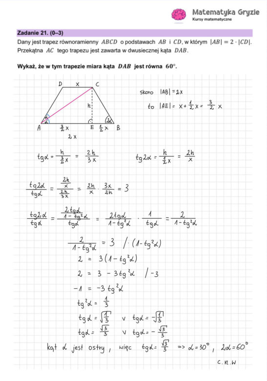 Matura próbna 2026 - matematyka. Gotowe odpowiedzi do arkusza CKE