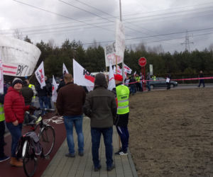 Protest w Imielinie