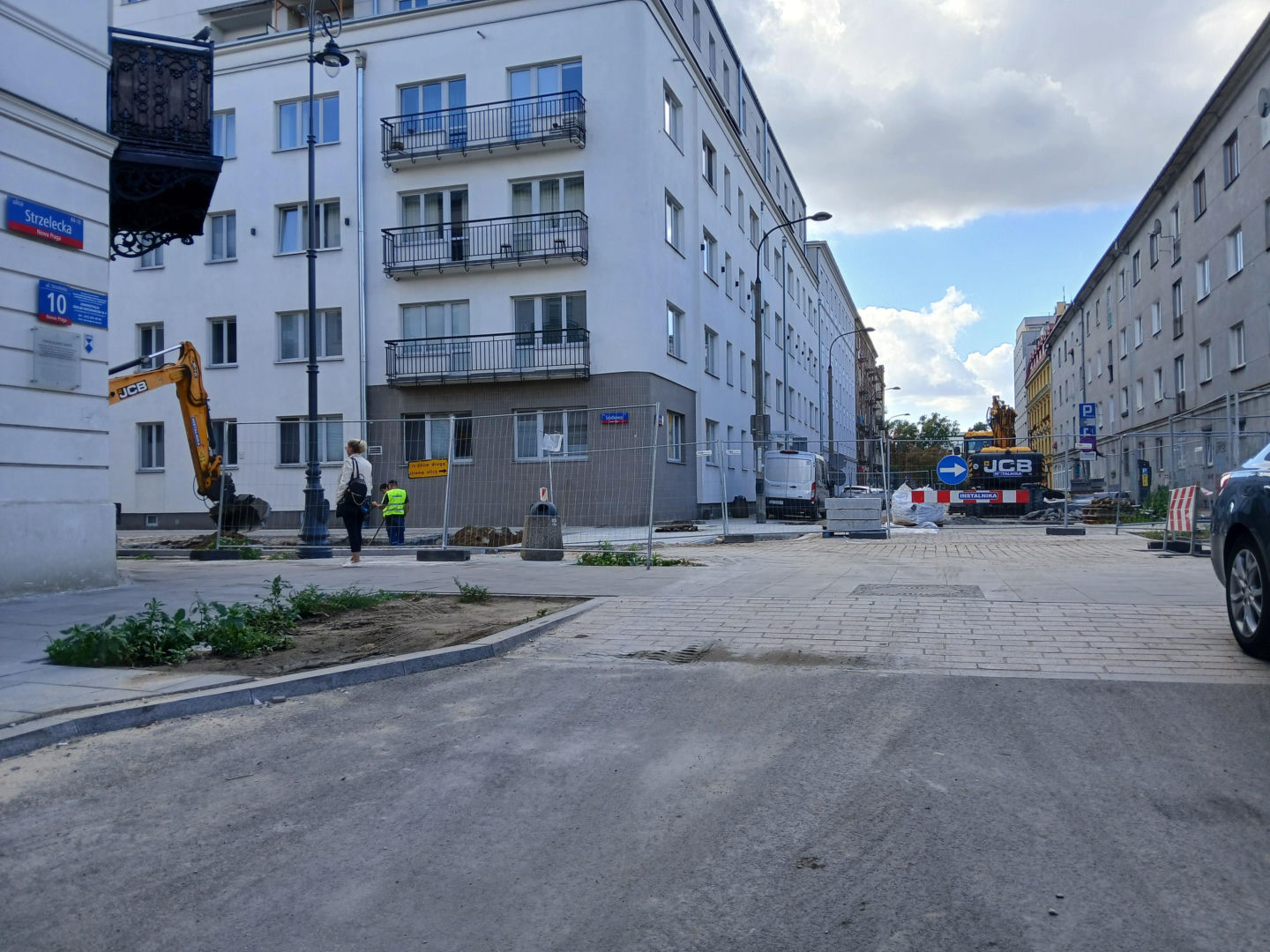 Przebudowa ul. Środkowej w Warszawie