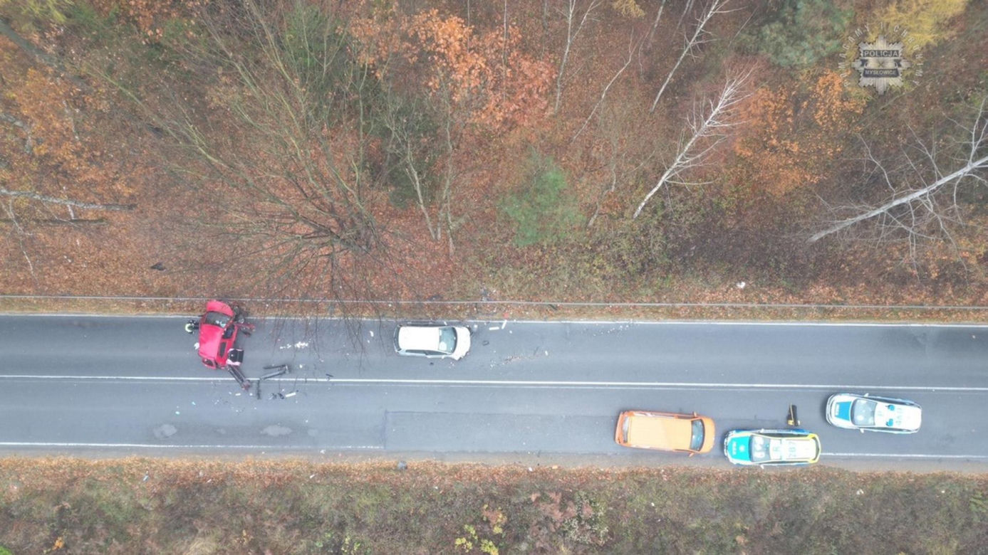 Poważny wypadek na Śląsku. Ucierpiała 28-latka