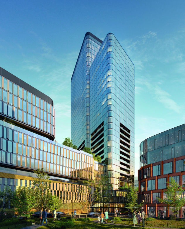 Apartamenty w 137-metrowej wieży mieszkalnej Quorum Tower we Wrocławiu