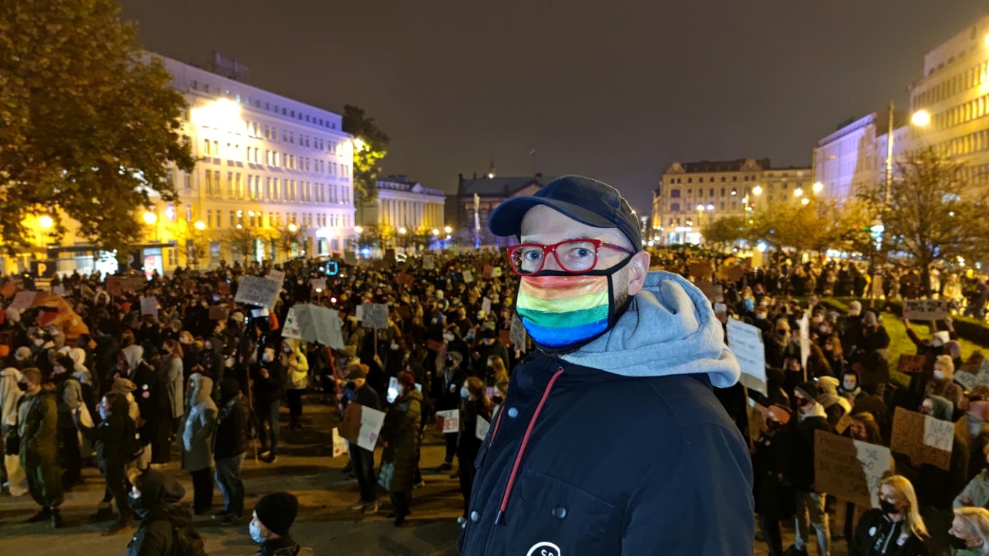 Strajk Kobiet na placu Wolności