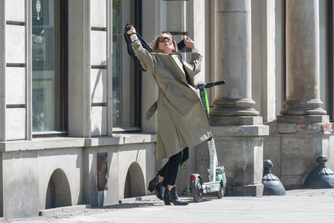 Magdalena Cielecka walczy z wiatrem