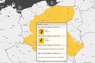 Najpierw upał, potem gwałtowne załamanie pogody. IMGW ostrzega
