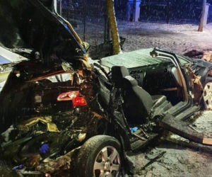 Fatalny wypadek pod Sierpcem! Dwie kobiety nie żyją, dwie w szpitalu. Seat zmiażdżony przez tira [ZDJĘCIA, AKTUALIZACJA]