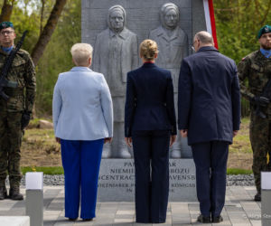 Elegancka Marta Nawrocka w Chojnie