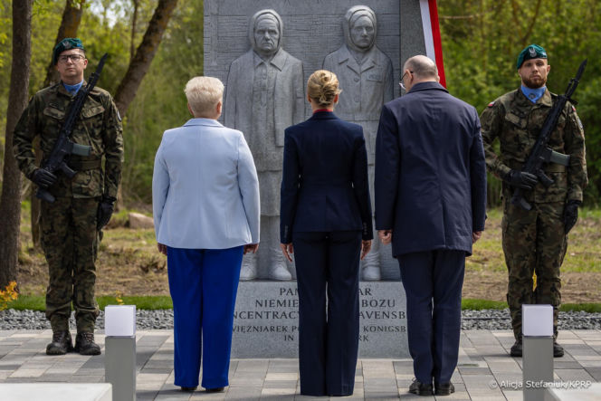 Elegancka Marta Nawrocka w Chojnie