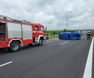Niespokojny weekend na tarnowskim odcinku A4