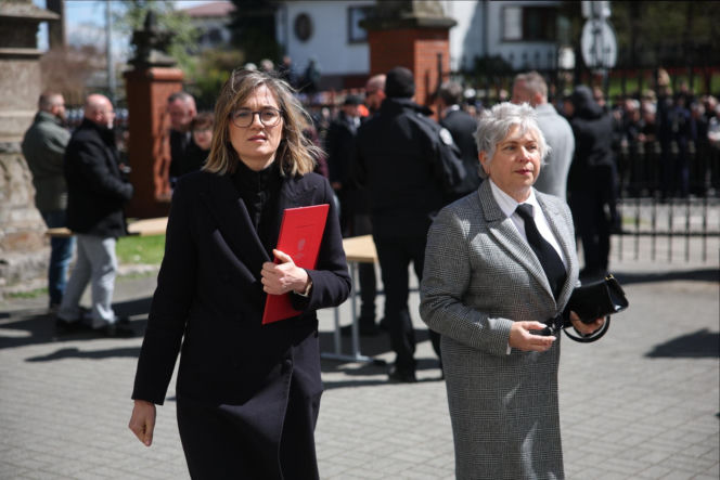 Politycy na pogrzebie Łukasza Litewki