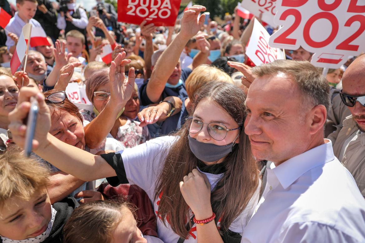 Andrzej Duda odwiedził Olkusz na kampanijnej trasie