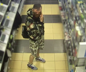 Policja w Olsztynie szuka złodzieja
