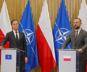 Szef NATO na mazurskim poligonie. Mark Rutte ostrzegł Putina: „Jesteśmy zjednoczeni i gotowi