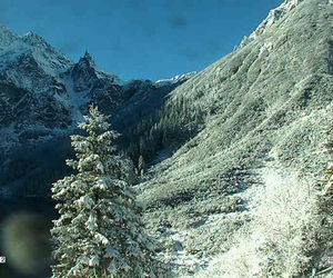 Tatry skąpane w śniegu