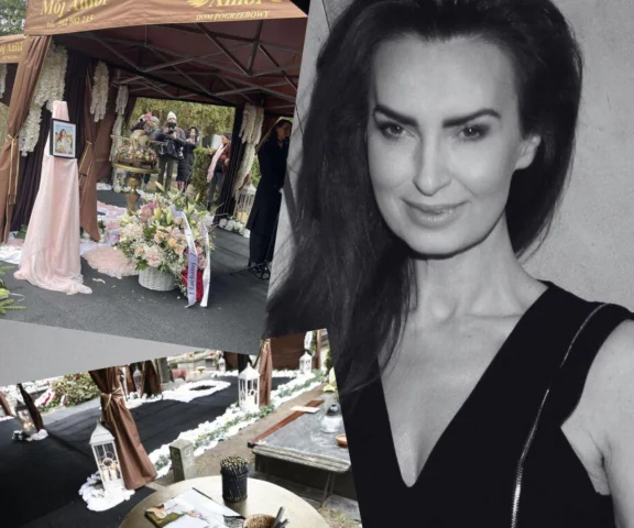 Poruszające sceny na pogrzebie Maciąg