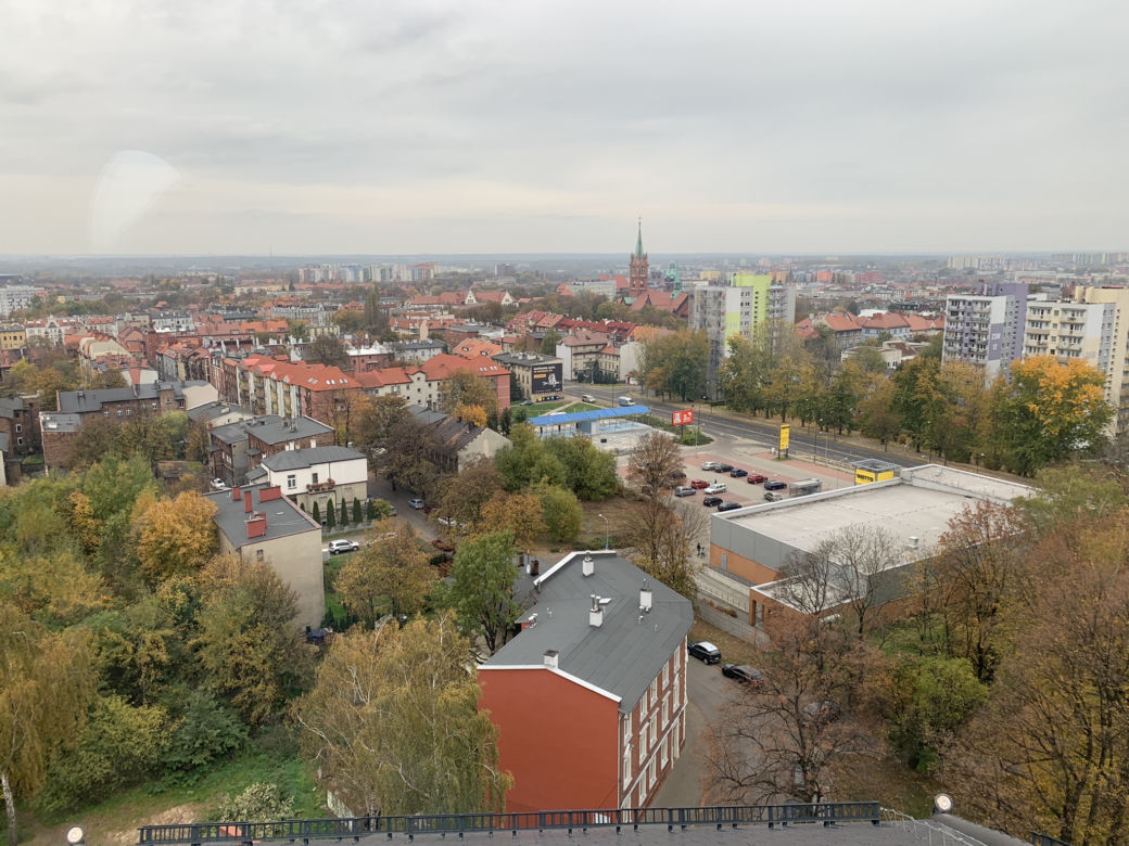 Wieża wodna w Zabrzu z wystawą Carboneum