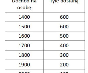 Dodatek dla rodziny 2-3-osobowej