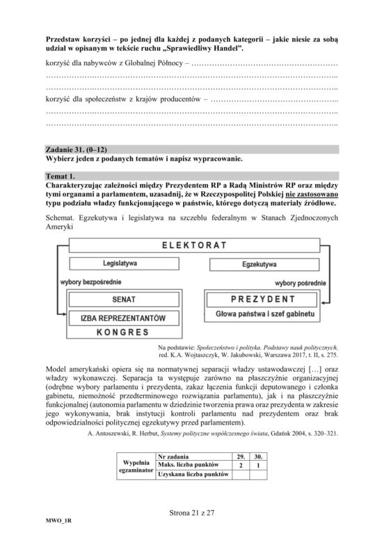 Matura z WOSu 2020. Zobacz ARKUSZ CKE