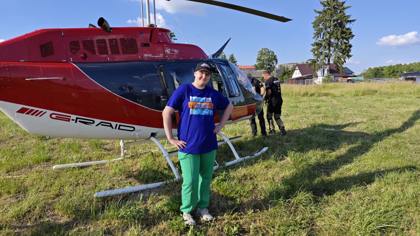 Lot helikopterem - akcja charytatywna 